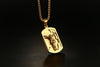 Men's Gold Jesus Cross Necklace - Zodeys
