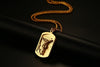 Men's Gold Jesus Cross Necklace - Zodeys