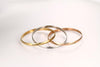 Love Faith Hope Triple Tone Bangle Set - Zodeys