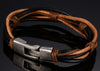 Pristine Intellect Braided Genuine Leather Bracelet - Zodeys