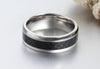 HitLix Midnight Black Carbon Fiber Stainless Steel Ring - Zodeys