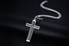 Stainless Steel España Bible Prayer Cross Necklace
