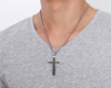 Stainless Steel España Bible Prayer Cross Necklace
