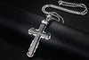 Stainless Steel España Bible Prayer Cross Necklace