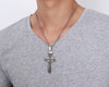 Stainless Steel España Bible Prayer Cross Necklace