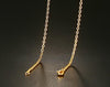 Gold Rhinestone Paved Infinity Charm Necklace - Zodeys