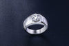 Arctic Sunrise Classic Rhinestone Silver Ring - Zodeys