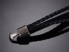 Vintage Silver 420 Leaf Genuine Leather Bracelet - Zodeys