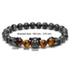 Bulldog Millionaire Natural Stone Beaded Bracelet - Zodeys