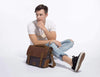 Vintage Canvas Leather 14" Laptop Messenger Bag - Zodeys