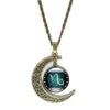 Bronze Crescent Zodiac Necklace - Zodeys