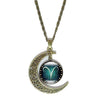Bronze Crescent Zodiac Necklace - Zodeys