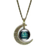 Bronze Crescent Zodiac Necklace - Zodeys
