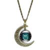 Bronze Crescent Zodiac Necklace - Zodeys