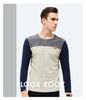 O-Neck Slim Fit Long Sleeve Casual Shirt