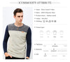 O-Neck Slim Fit Long Sleeve Casual Shirt