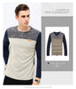 O-Neck Slim Fit Long Sleeve Casual Shirt