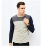 O-Neck Slim Fit Long Sleeve Casual Shirt