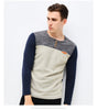 O-Neck Slim Fit Long Sleeve Casual Shirt