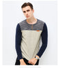 O-Neck Slim Fit Long Sleeve Casual Shirt