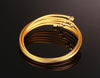 Stacked Wire Chain Bead Ball Bangles