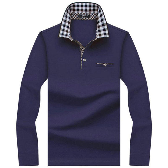 Long Sleeve Striped Polo Shirt - Zodeys