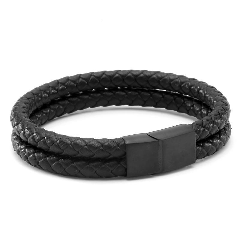 Genuine Leather Magnetic Buckle Bracelet - Zodeys
