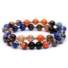 Cuban Schizo Natural Stone Elastic Bracelet - Zodeys