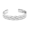 Twisted Yungin Silver Wire Cuff Bangle - Zodeys