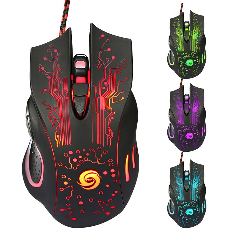 3200DPI LED Optical 6D USB Wired Gaming Mouse - Zodeys