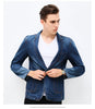 Men's Spring Denim Blazer - Zodeys