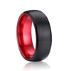 Dome Brushed Tungsten Carbide Zysto Ring - Zodeys