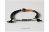 Tibetan Green Agate, Coconut Shells & Ivory Nut Healing Bracelet - Zodeys