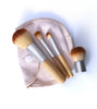 [4 Pieces] Foundation & Make-Up Bamboo Brushes - Zodeys