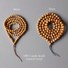 Hand-polished Buddhist Wooden Mala Prayer Beads Bracelet/Necklace - Zodeys