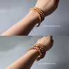 Hand-polished Buddhist Wooden Mala Prayer Beads Bracelet/Necklace - Zodeys