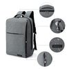 Water Resistant Laptop Backpack with Headphone Port - Zodeys