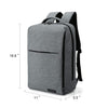 Water Resistant Laptop Backpack with Headphone Port - Zodeys