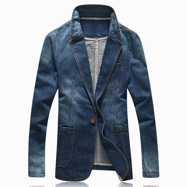 Men's Spring Denim Blazer - Zodeys
