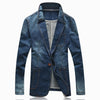 Men's Spring Denim Blazer - Zodeys