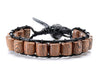 Black Yak Bone & Wenge Wood Beaded Bracelet - Zodeys