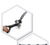 Black Yak Bone & Wenge Wood Beaded Bracelet - Zodeys