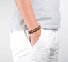 Black Yak Bone & Wenge Wood Beaded Bracelet - Zodeys