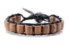 Black Yak Bone & Wenge Wood Beaded Bracelet - Zodeys