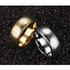 Lucky Buddhist Engraved Tungsten Ring - Zodeys