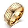 Lucky Buddhist Engraved Tungsten Ring - Zodeys