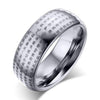 Lucky Buddhist Engraved Tungsten Ring - Zodeys