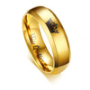 Couple's King & Queen Matte Finished Rings - Zodeys