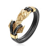 Gold Leo Lion Anchor Limited Edition Bracelet - Zodeys