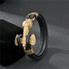 Gold Leo Lion Anchor Limited Edition Bracelet - Zodeys